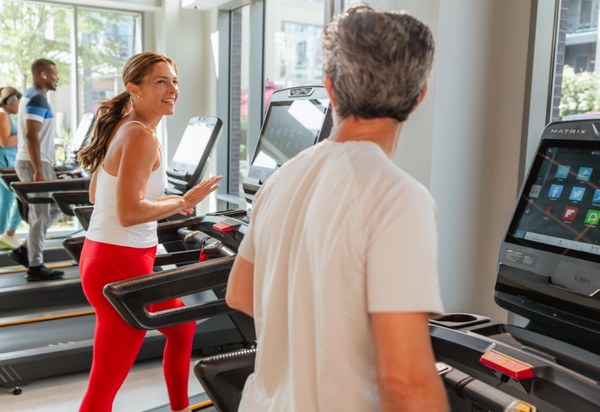 Residents enjoying Vermella fit events